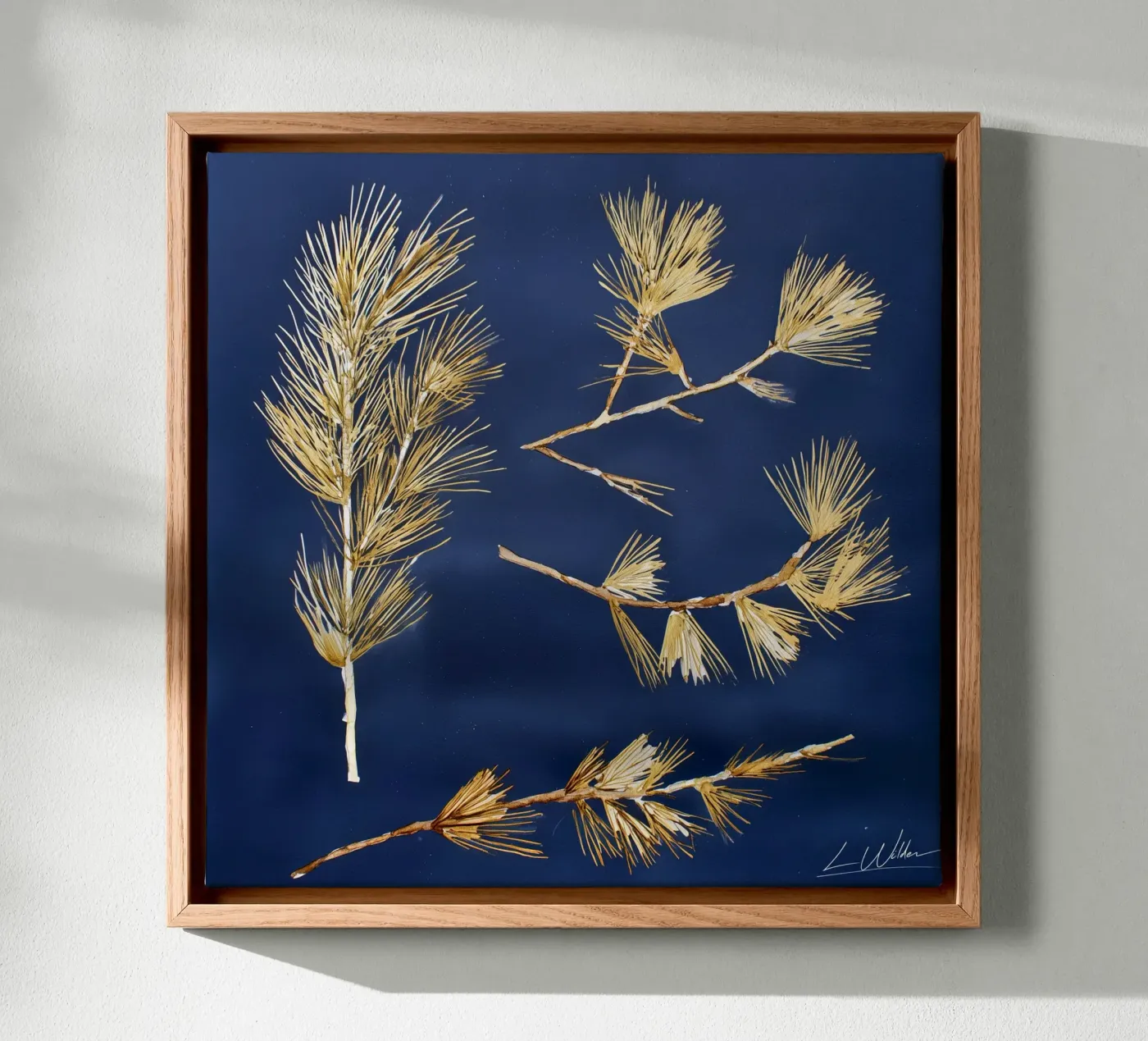 Fallen Forms canvas van Louise Wilder Studio