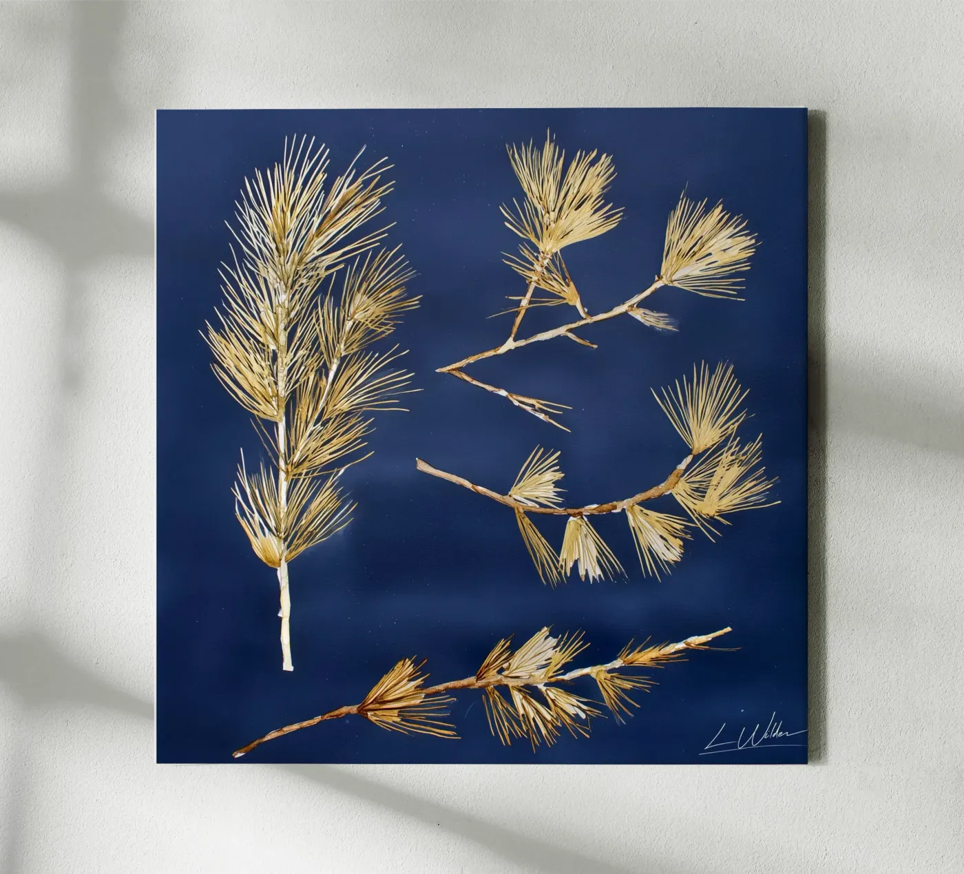 Fallen Forms canvas van Louise Wilder Studio