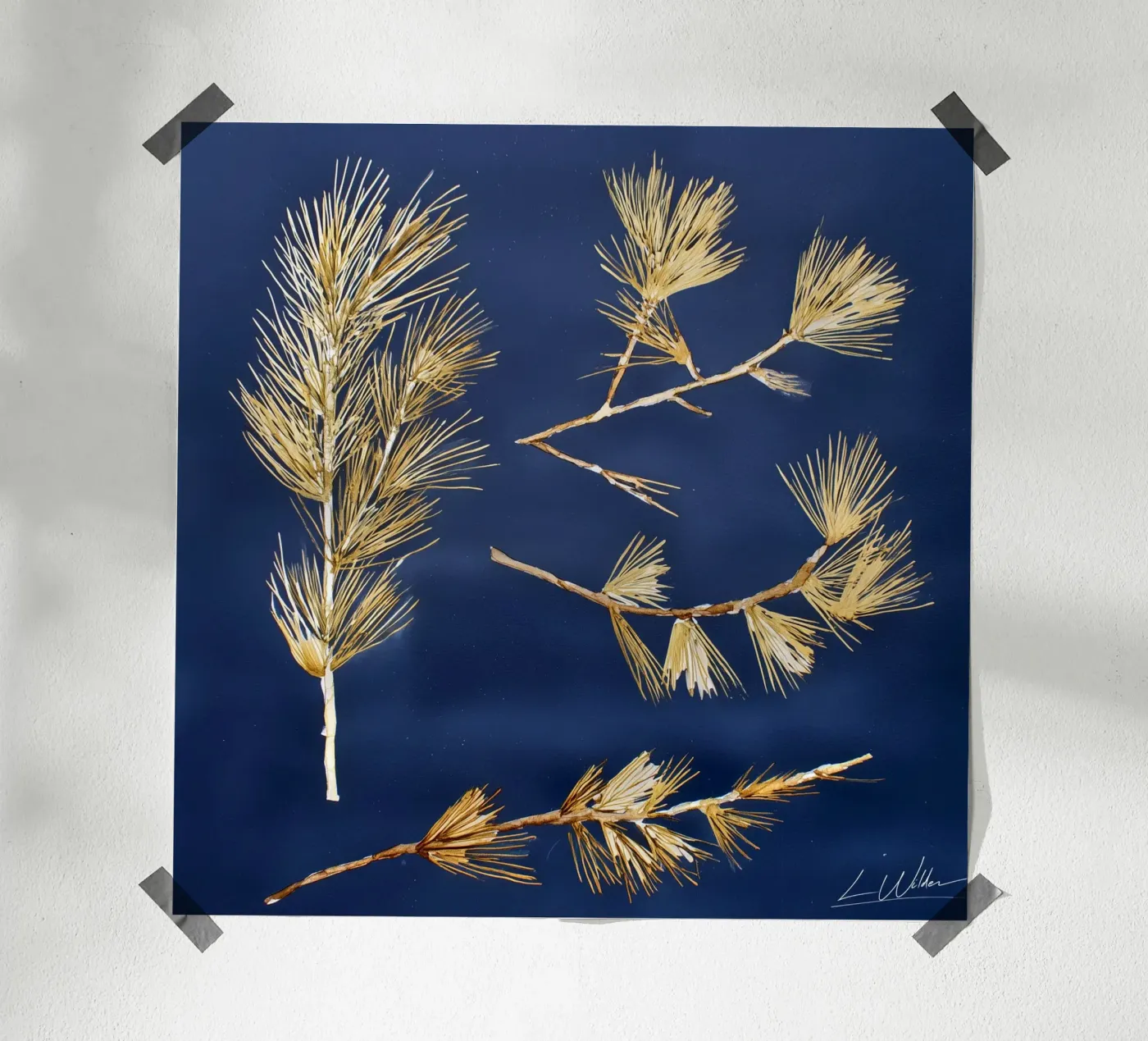 Fallen Forms Poster von Louise Wilder Studio