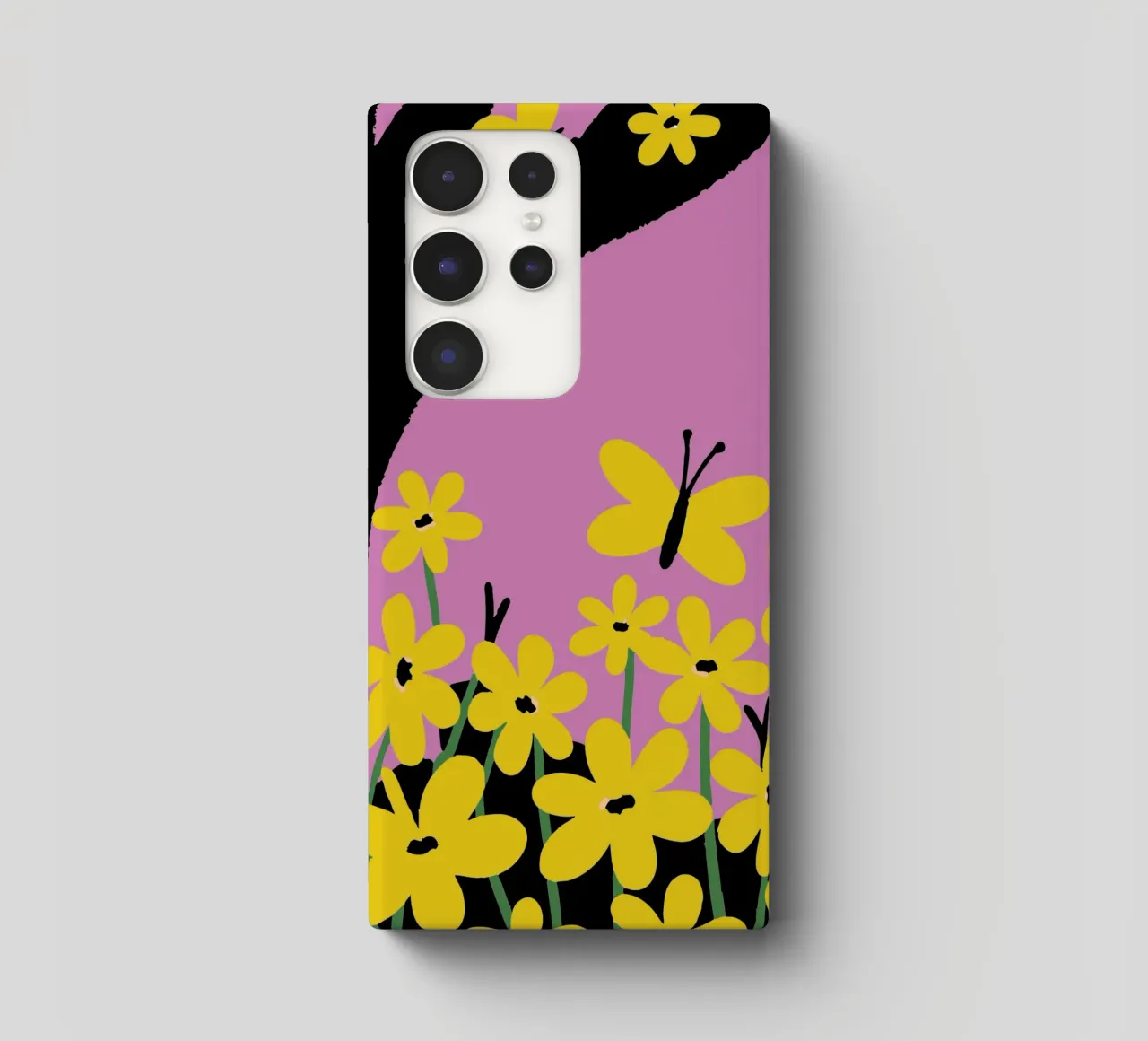 Farfalla e fiore cover samsung da TRENDY POSTER SHOP