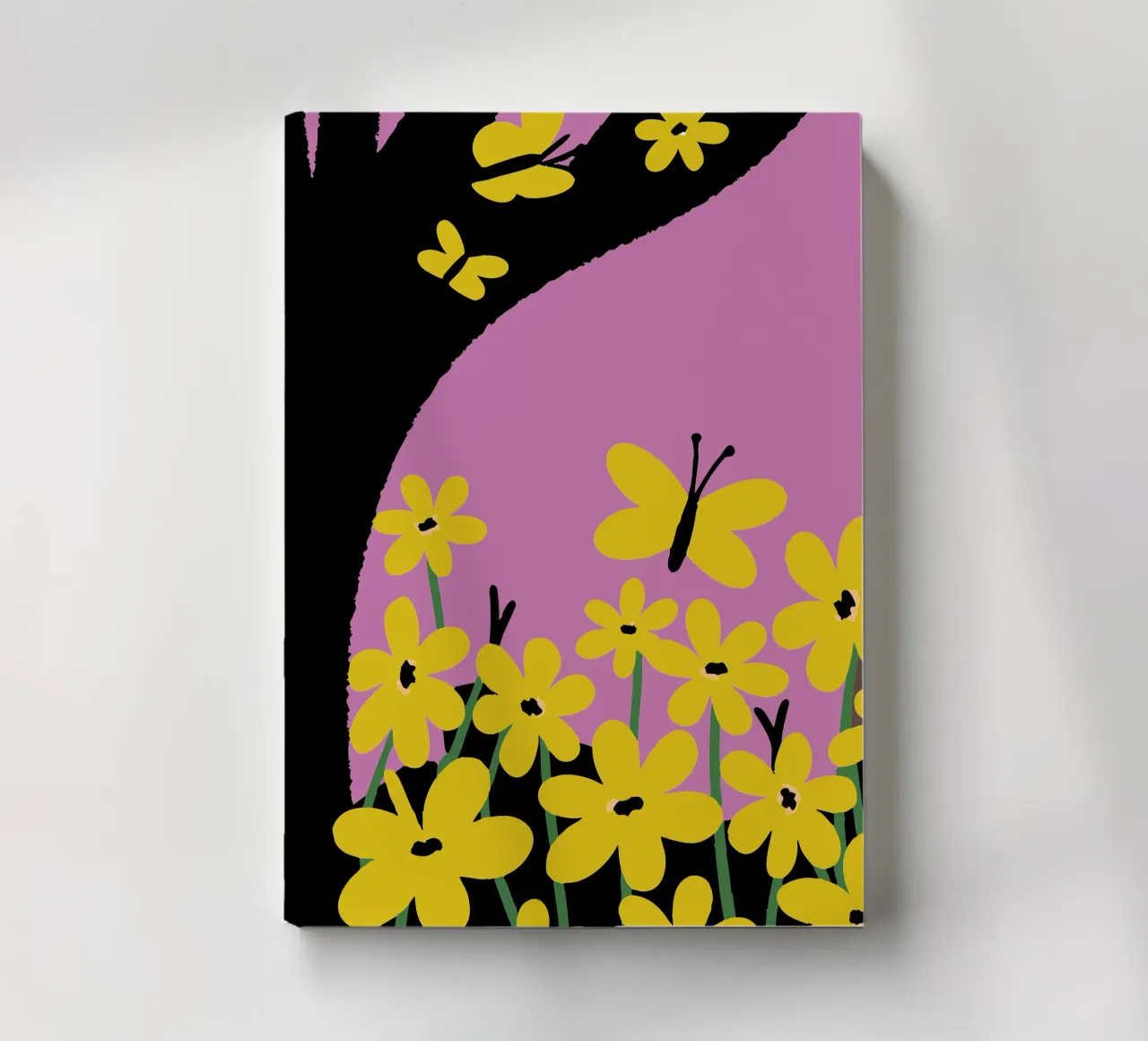 Butterfly and Flower notebook by TRENDY POSTER SHOP