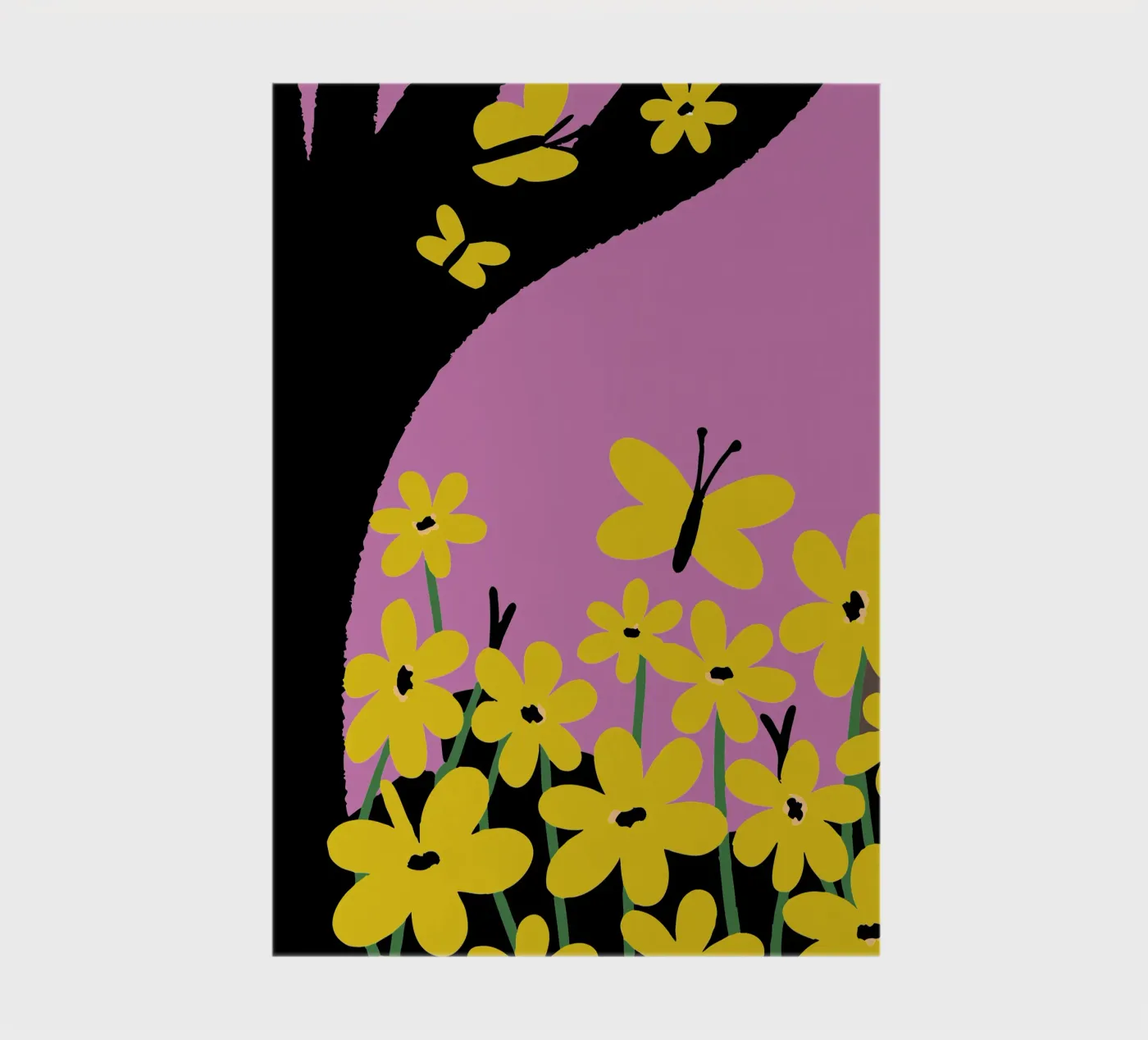 Farfalla e fiore quaderno da TRENDY POSTER SHOP