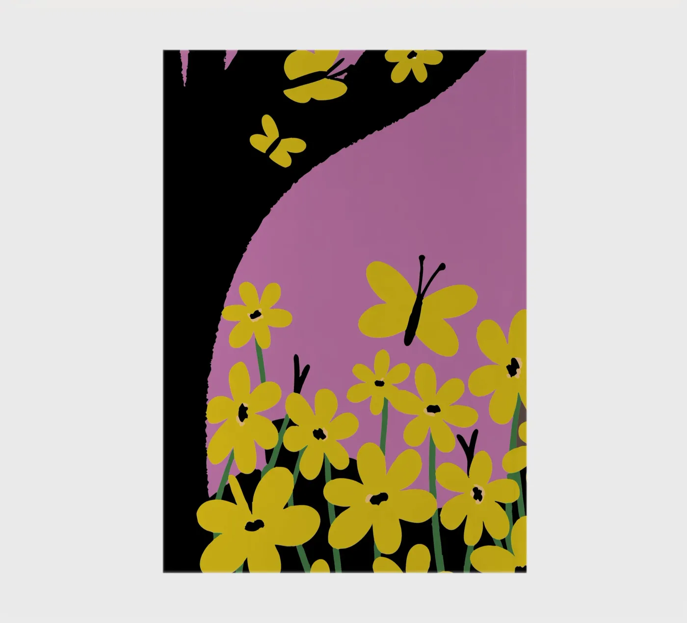 Farfalla e fiore quaderno da TRENDY POSTER SHOP