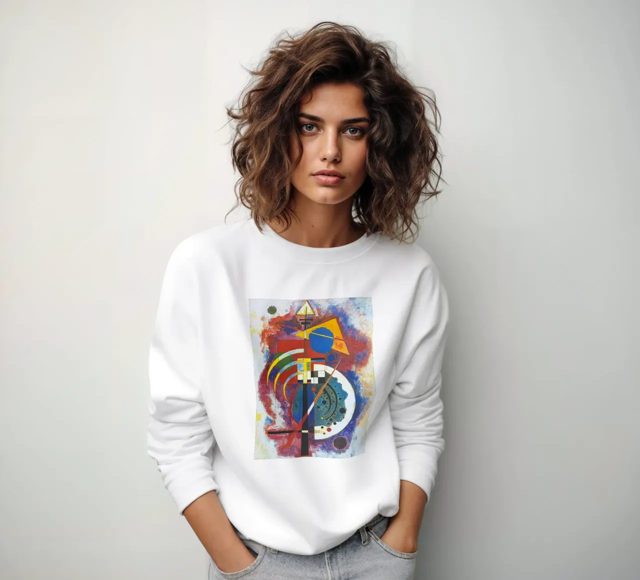armonía visual intersección de líneas sudadera de lara shop