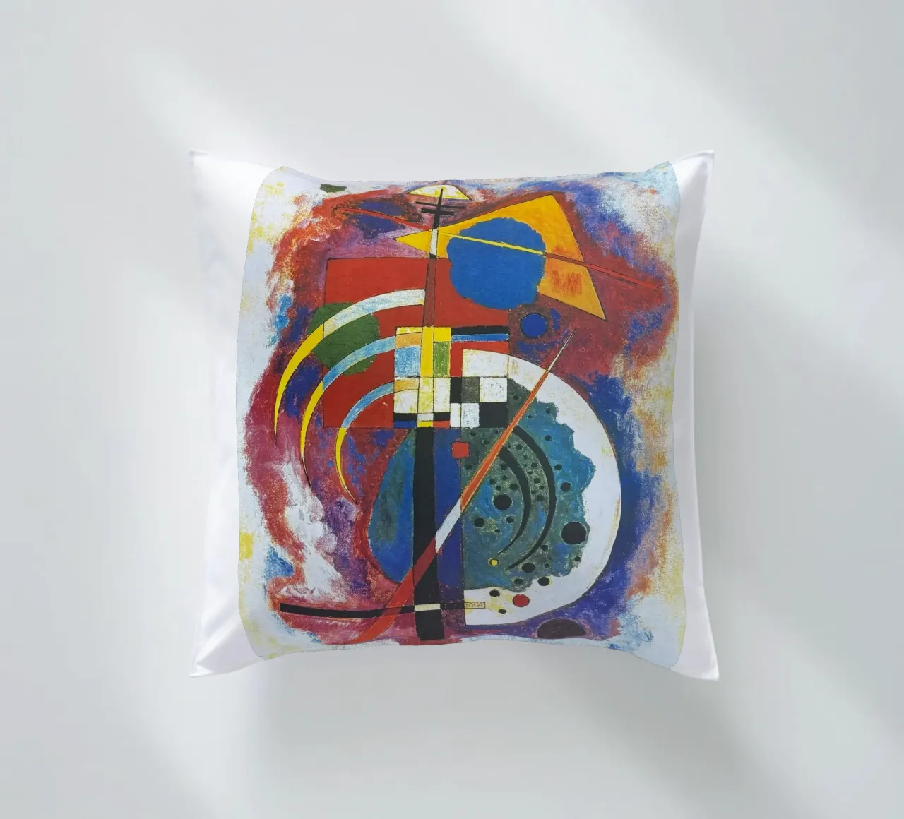 visual harmony intersecting lines decorative cushion by lara shop