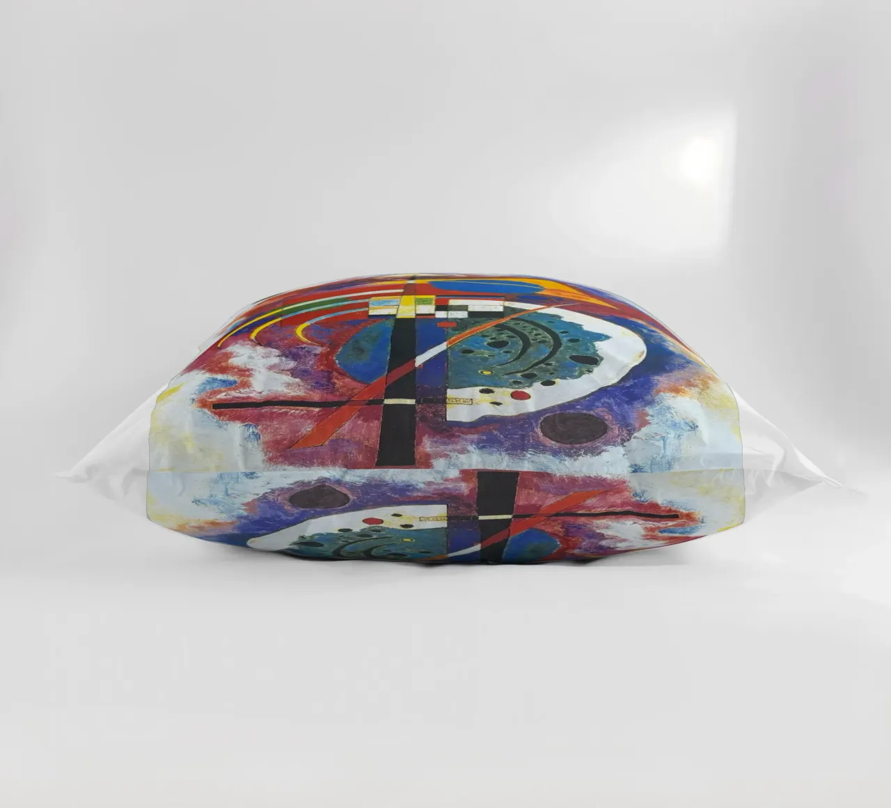 visual harmony intersecting lines decorative cushion by lara shop