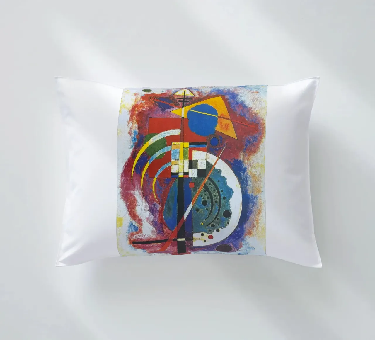 visual harmony intersecting lines decorative cushion by lara shop