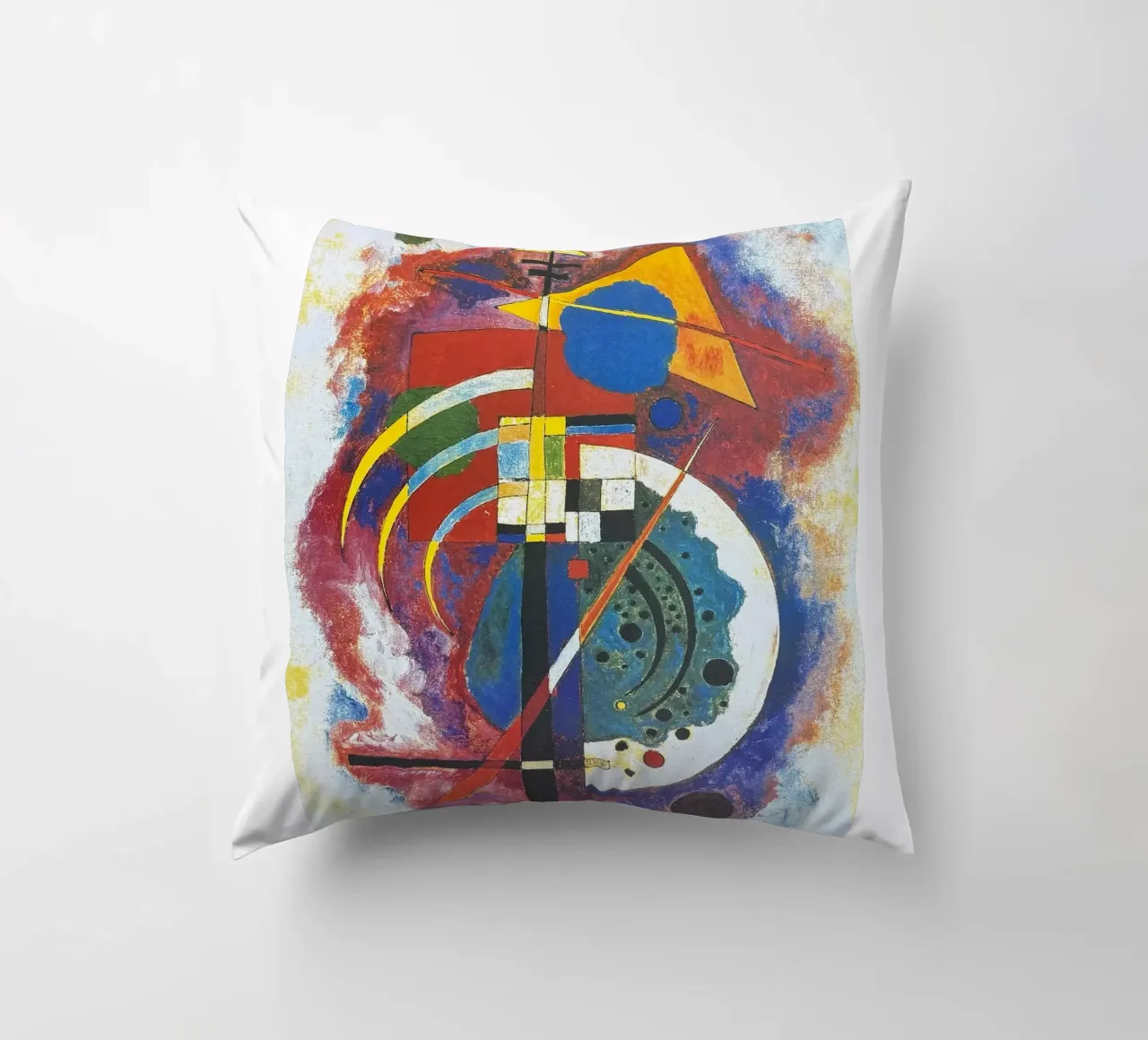 visual harmony intersecting lines decorative cushion by lara shop