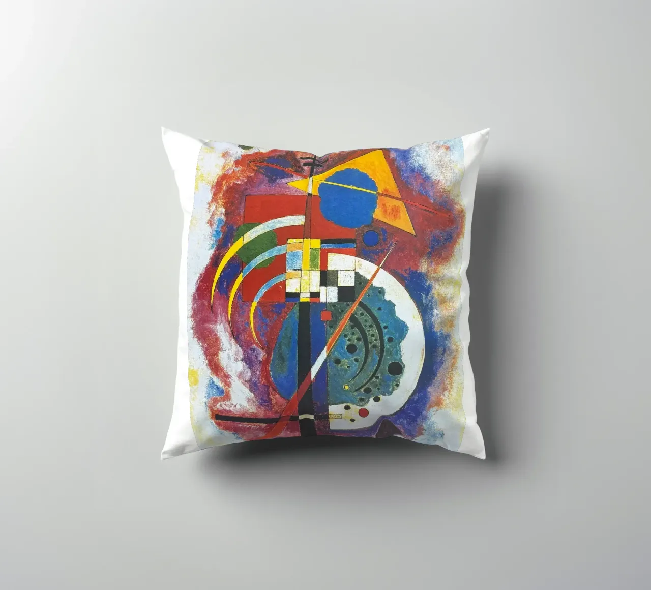 visual harmony intersecting lines decorative cushion by lara shop