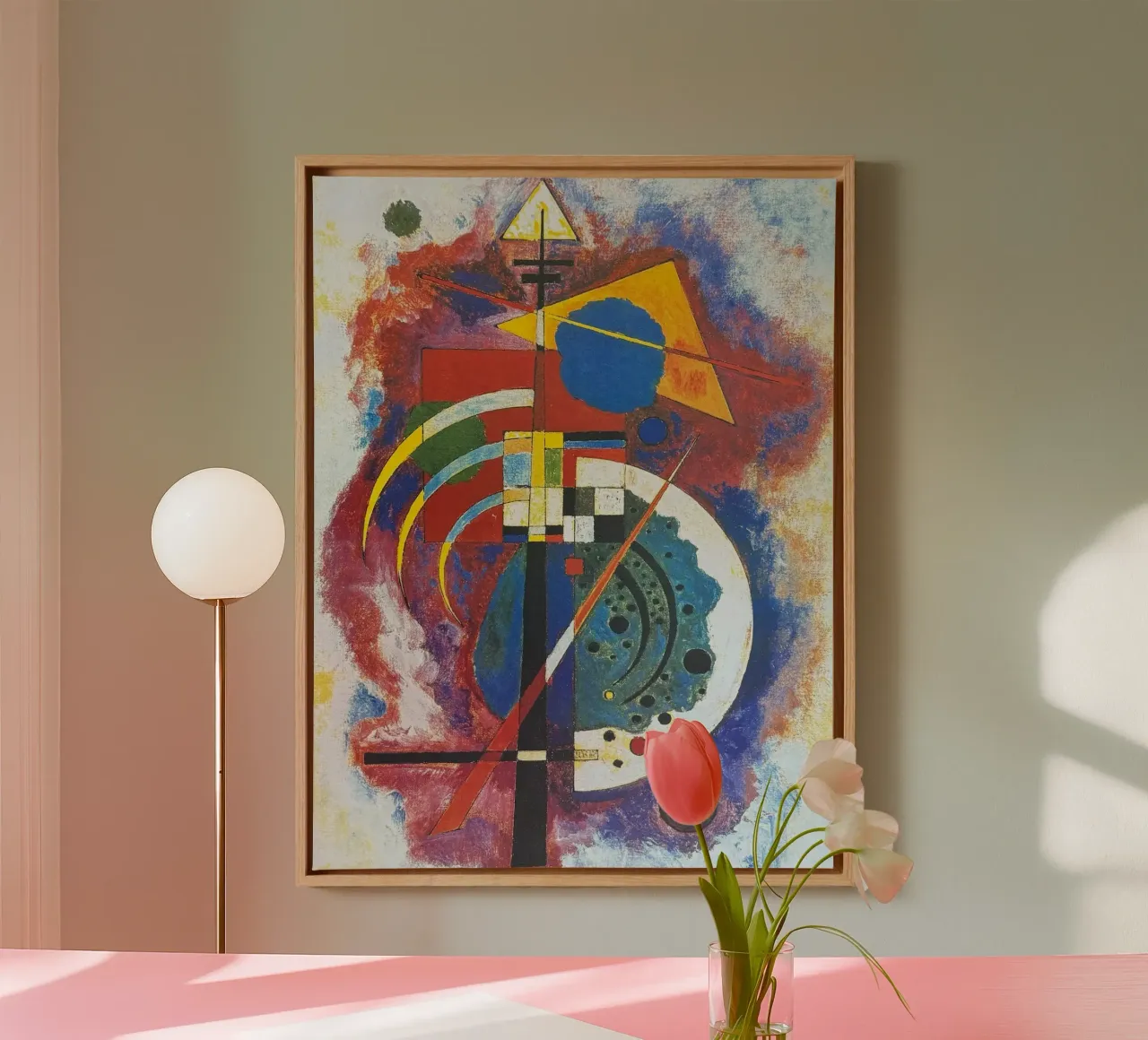 visual harmony intersecting lines canvas by lara shop