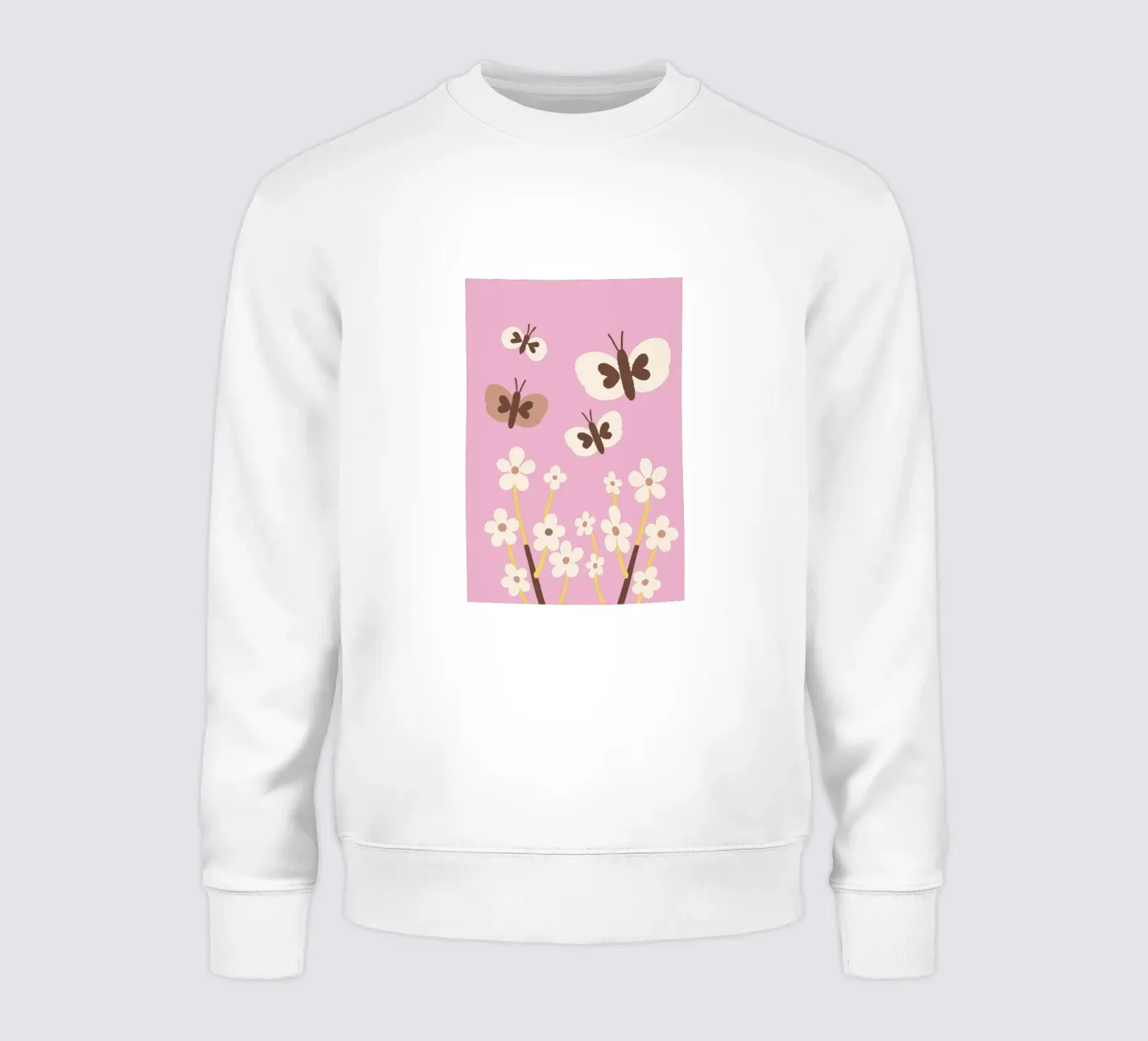 Butterfly and Flower felpa da TRENDY POSTER SHOP