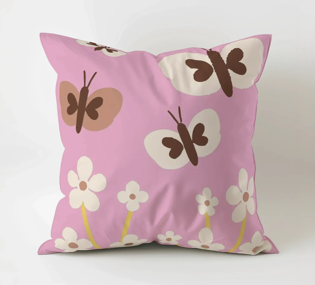 Farfalla e fiore cuscino da TRENDY POSTER SHOP