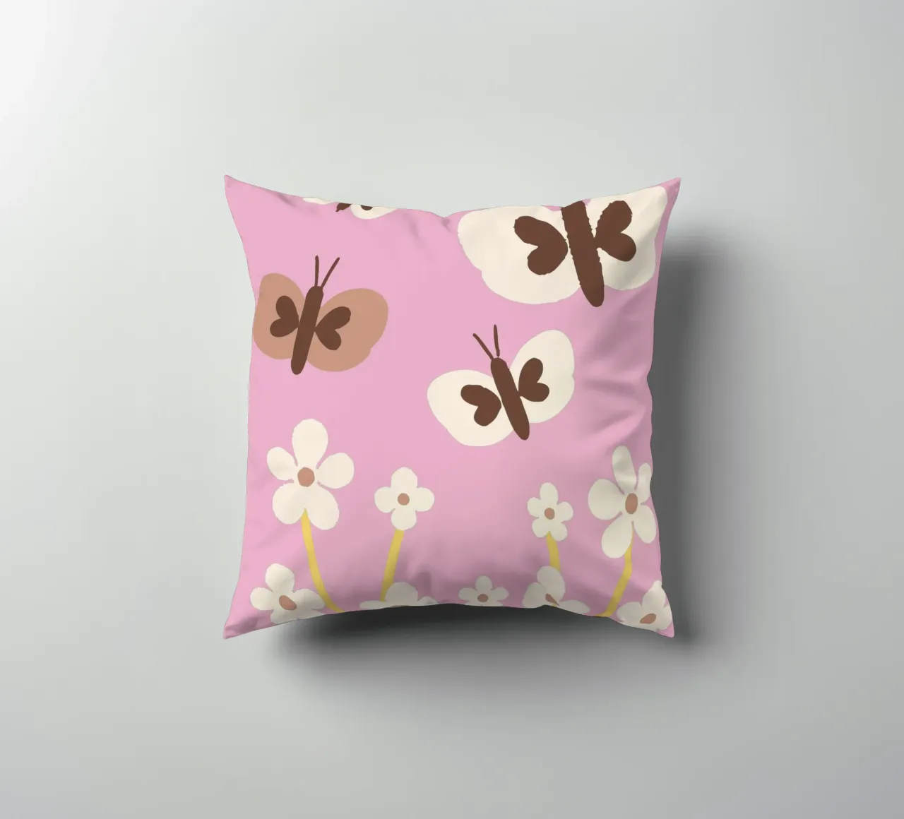Farfalla e fiore cuscino da TRENDY POSTER SHOP