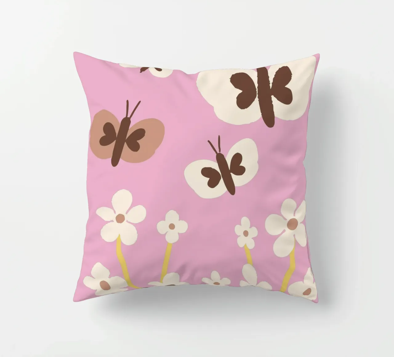 Farfalla e fiore cuscino da TRENDY POSTER SHOP