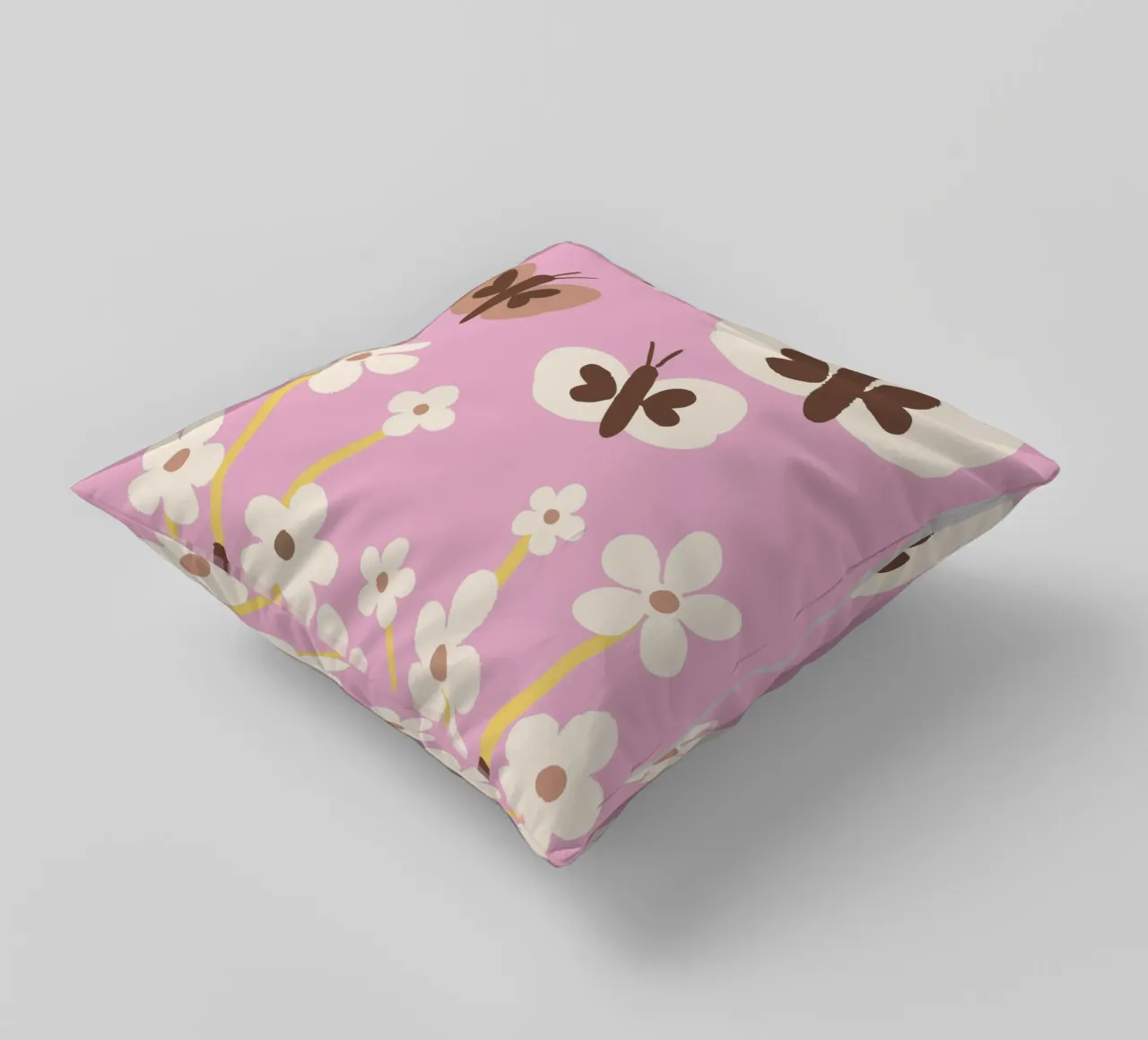 Farfalla e fiore cuscino da TRENDY POSTER SHOP