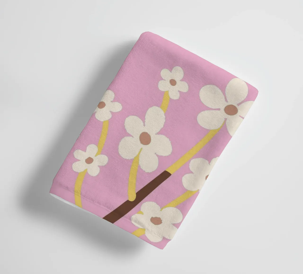 Farfalla e fiore asciugamano da bagno da TRENDY POSTER SHOP