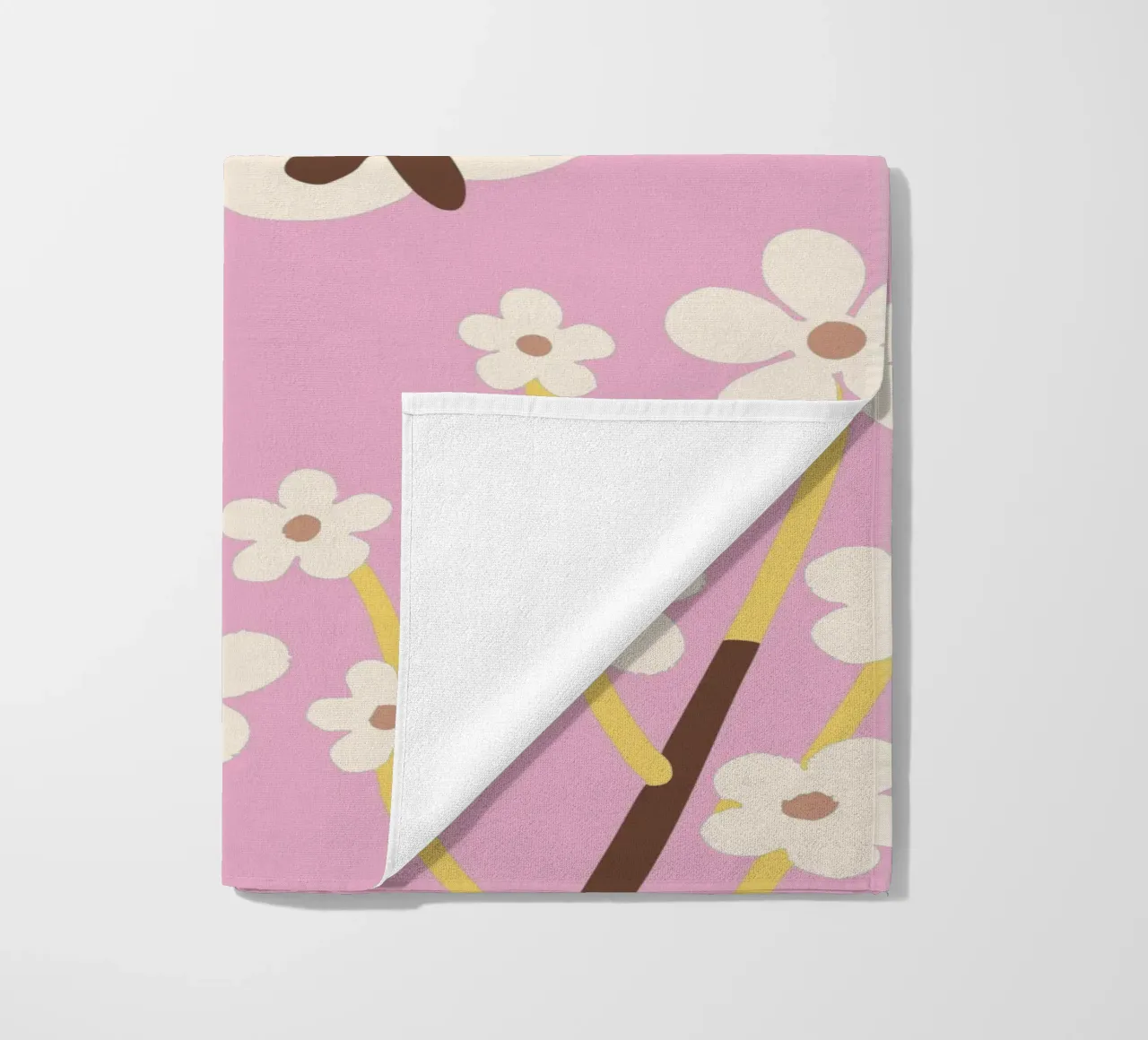 Farfalla e fiore telo mare da TRENDY POSTER SHOP