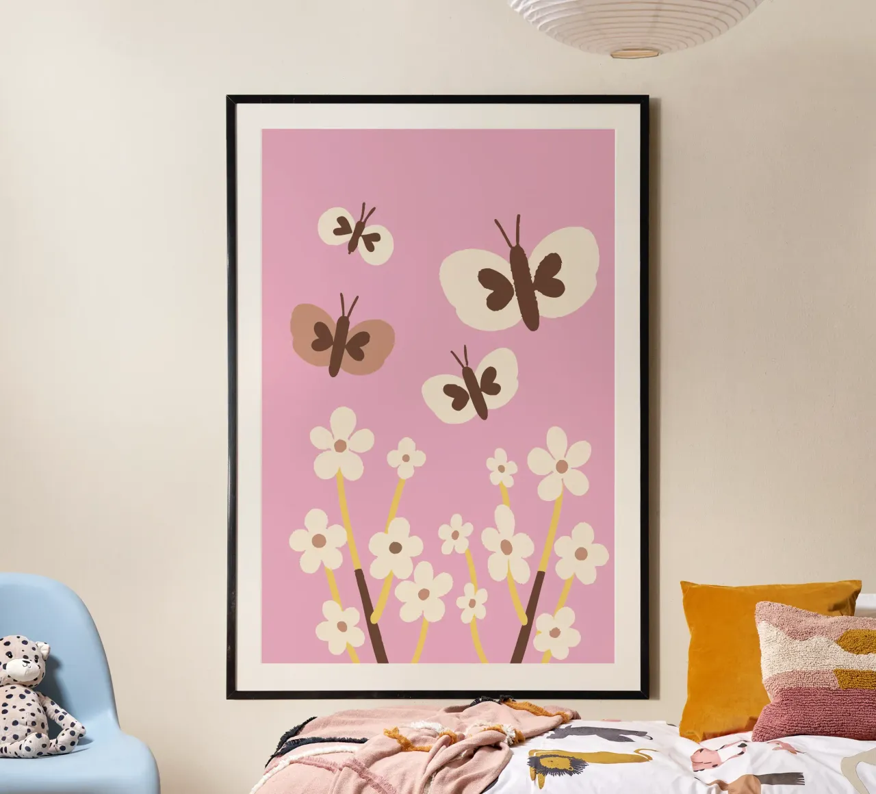 Farfalla e fiore poster da TRENDY POSTER SHOP