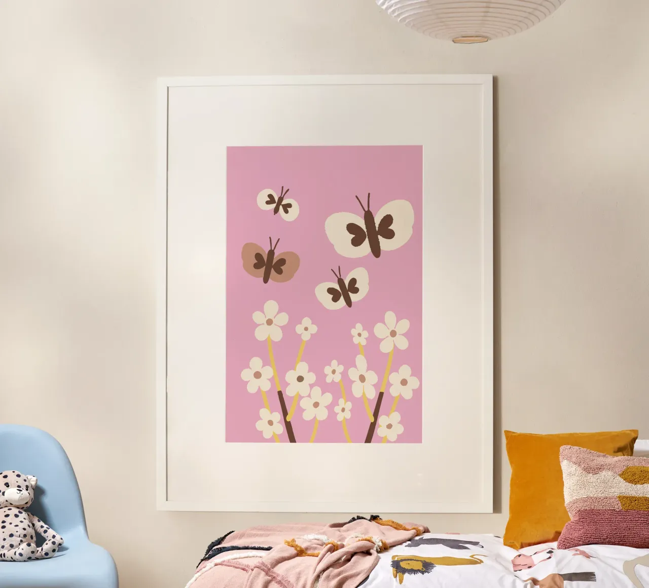 Farfalla e fiore poster da TRENDY POSTER SHOP