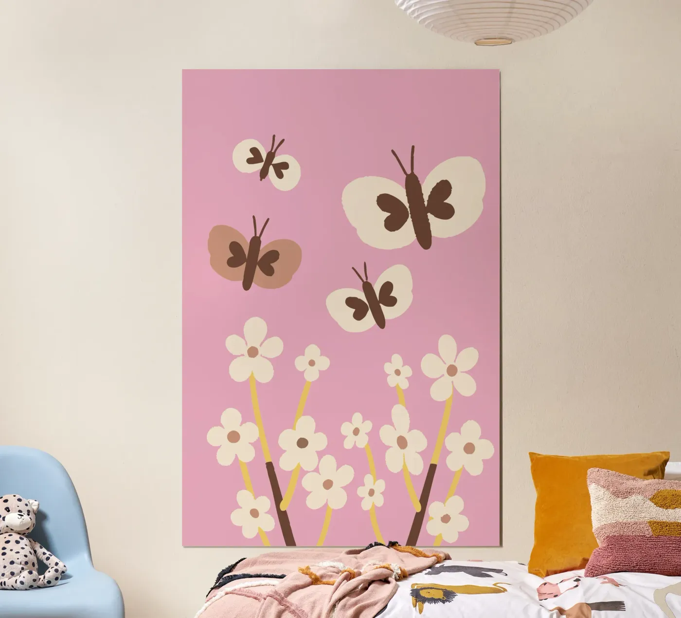 Butterfly and Flower poster de TRENDY POSTER SHOP