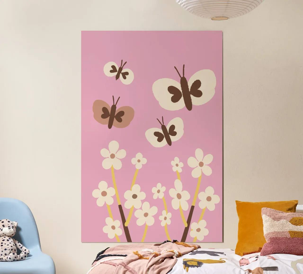 Farfalla e fiore poster da TRENDY POSTER SHOP