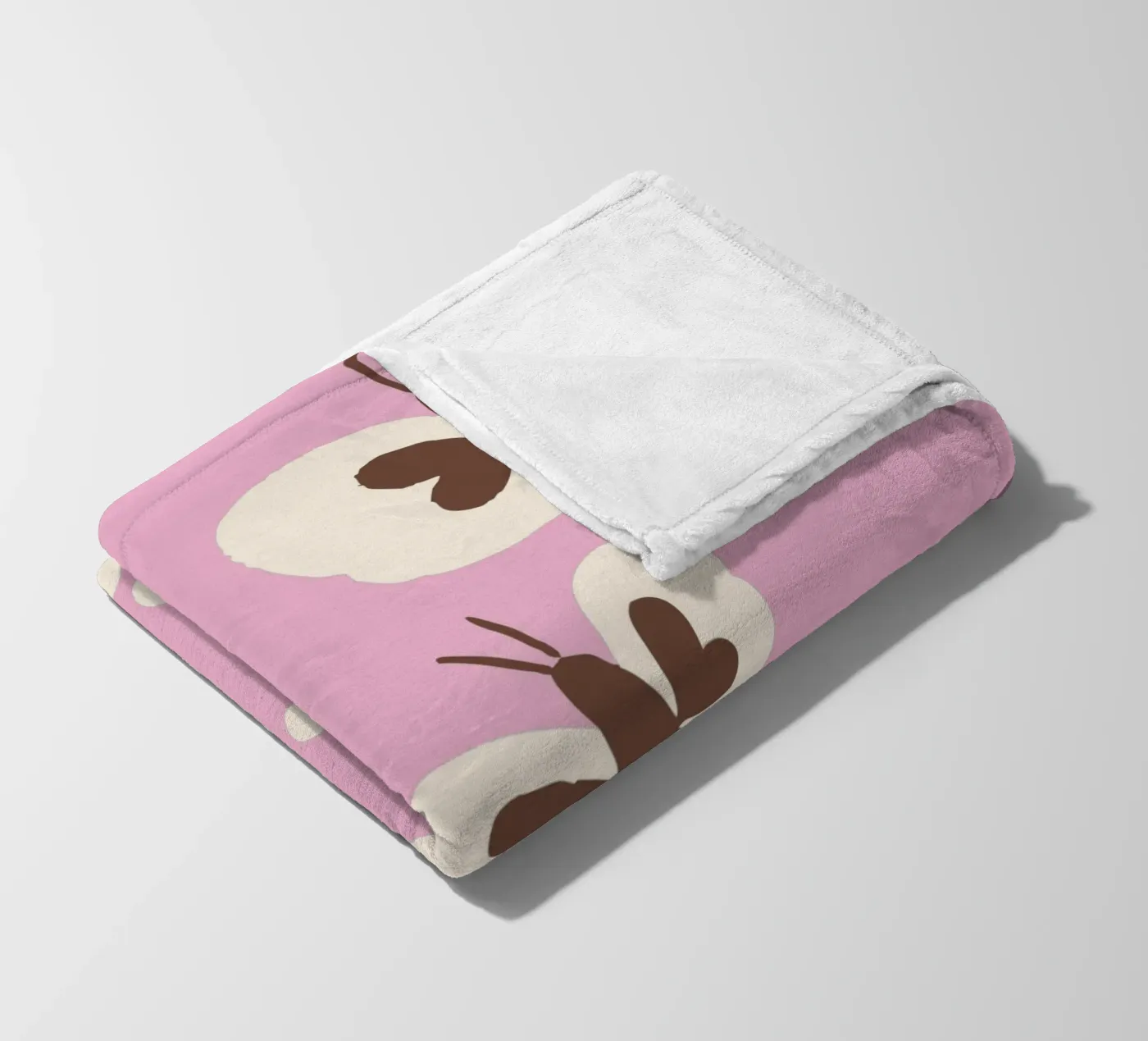 Farfalla e fiore coperta in pile da TRENDY POSTER SHOP