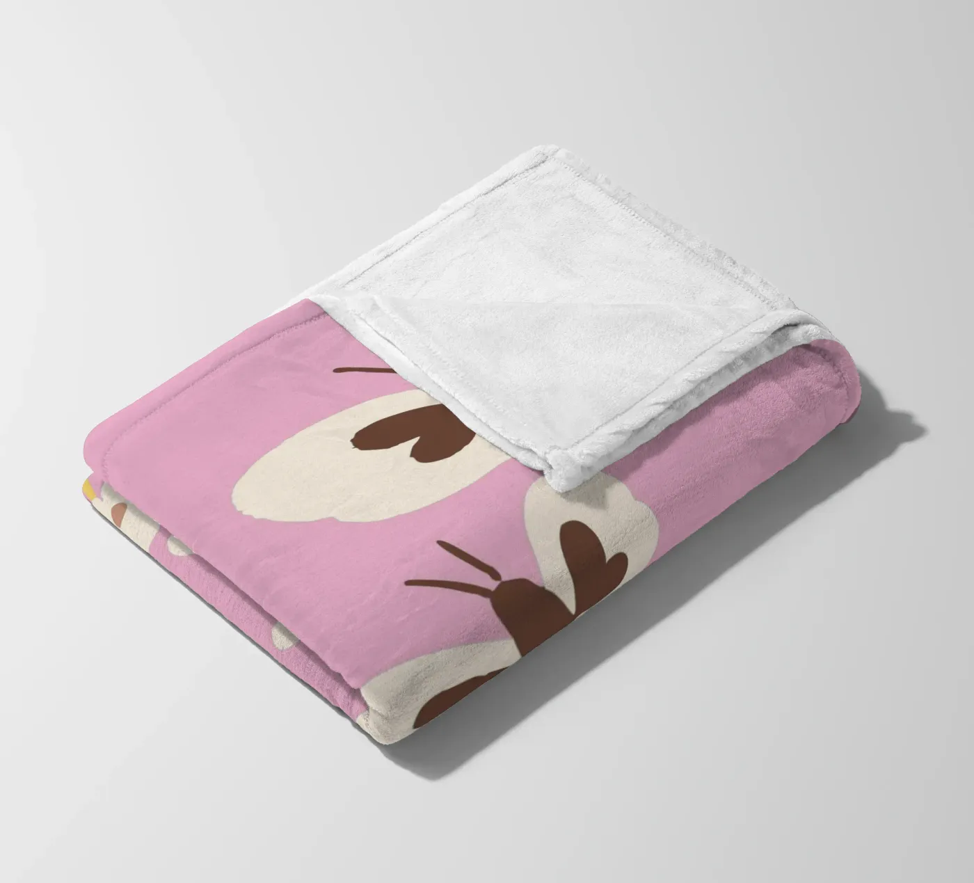 Farfalla e fiore coperta in pile da TRENDY POSTER SHOP