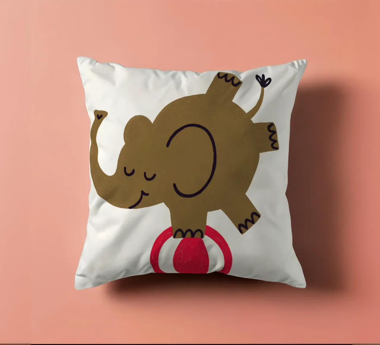 Age Is Irrelephant cuscino da KidzStudio