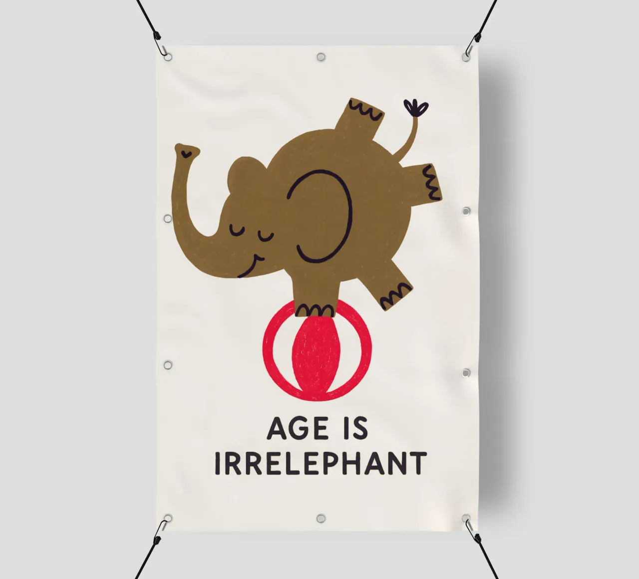Age Is Irrelephant telo in pvc da KidzStudio