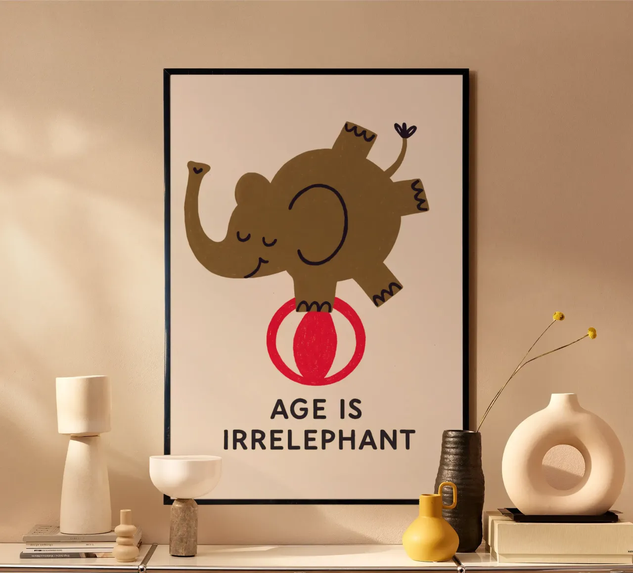 Age Is Irrelephant carta hahnemühle da KidzStudio