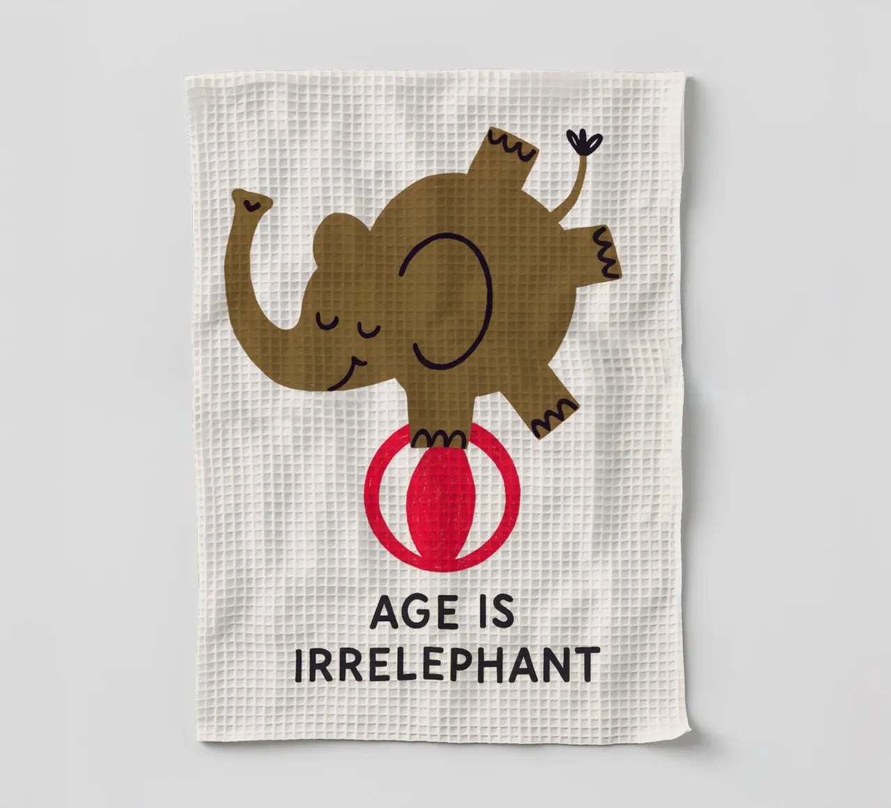 Age Is Irrelephant canovaccio da cucina da KidzStudio