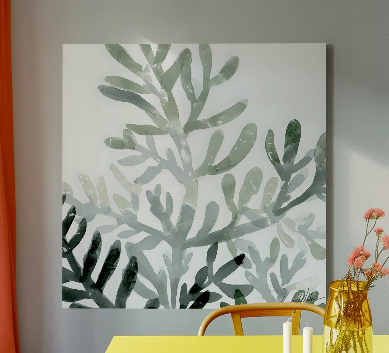 Pallida quiete tela con Cornice a cassetta da Luke Wilder Studio