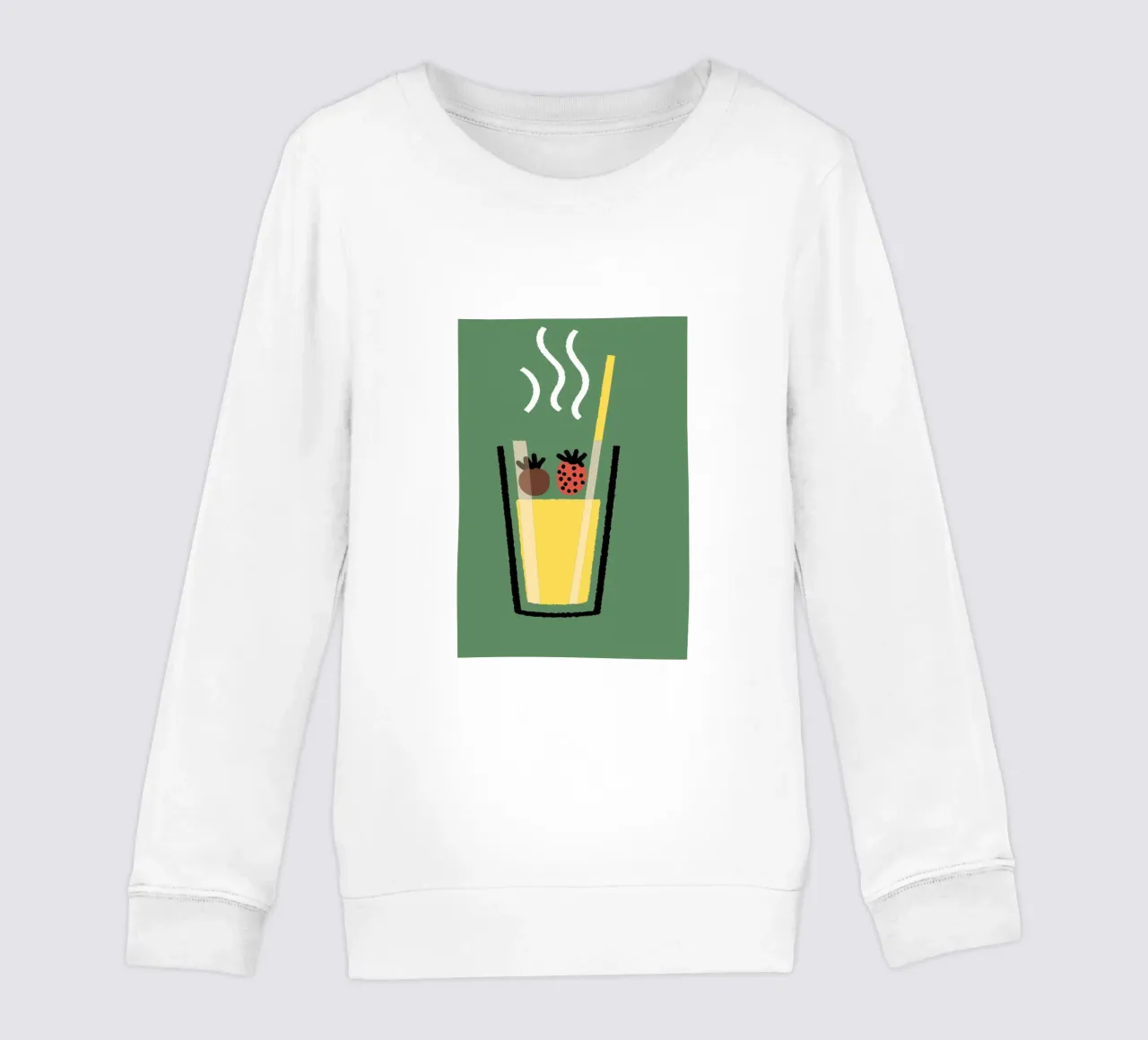 Succo e fragola felpa bambino da TRENDY POSTER SHOP