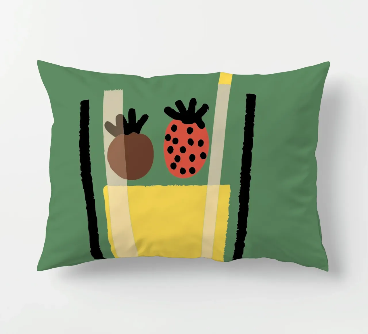 Succo e fragola cuscino da TRENDY POSTER SHOP