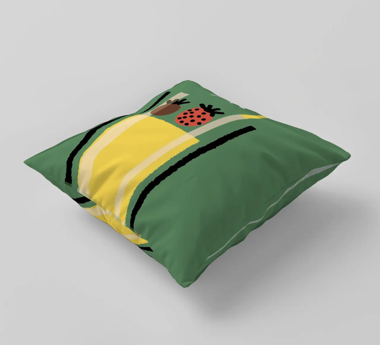 Succo e fragola cuscino da TRENDY POSTER SHOP