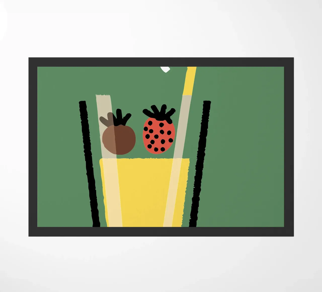 Succo e fragola zerbino da TRENDY POSTER SHOP