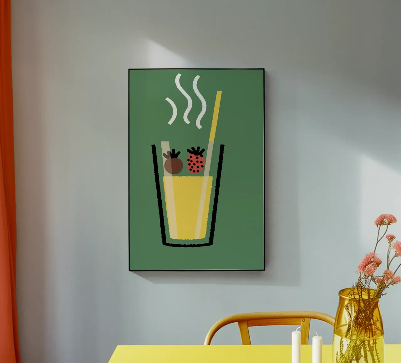Succo e fragola plexiglass da TRENDY POSTER SHOP