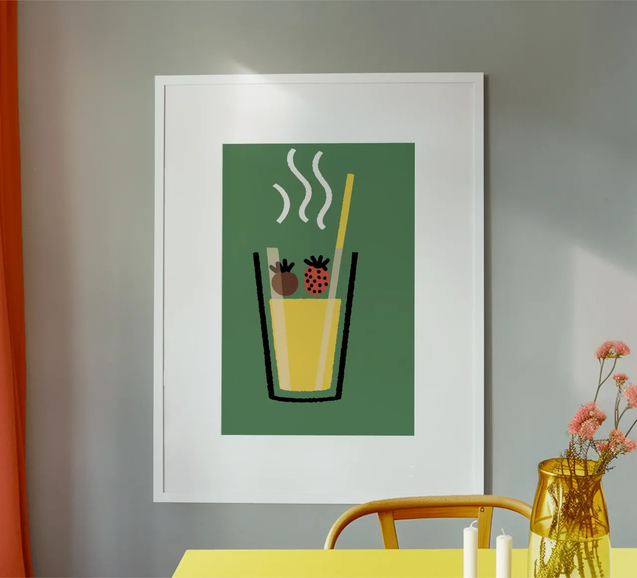 Succo e fragola poster da TRENDY POSTER SHOP