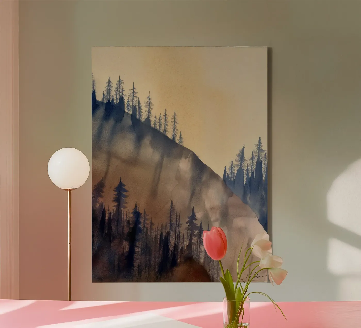Pini Shadowline tela da Louise Wilder Studio