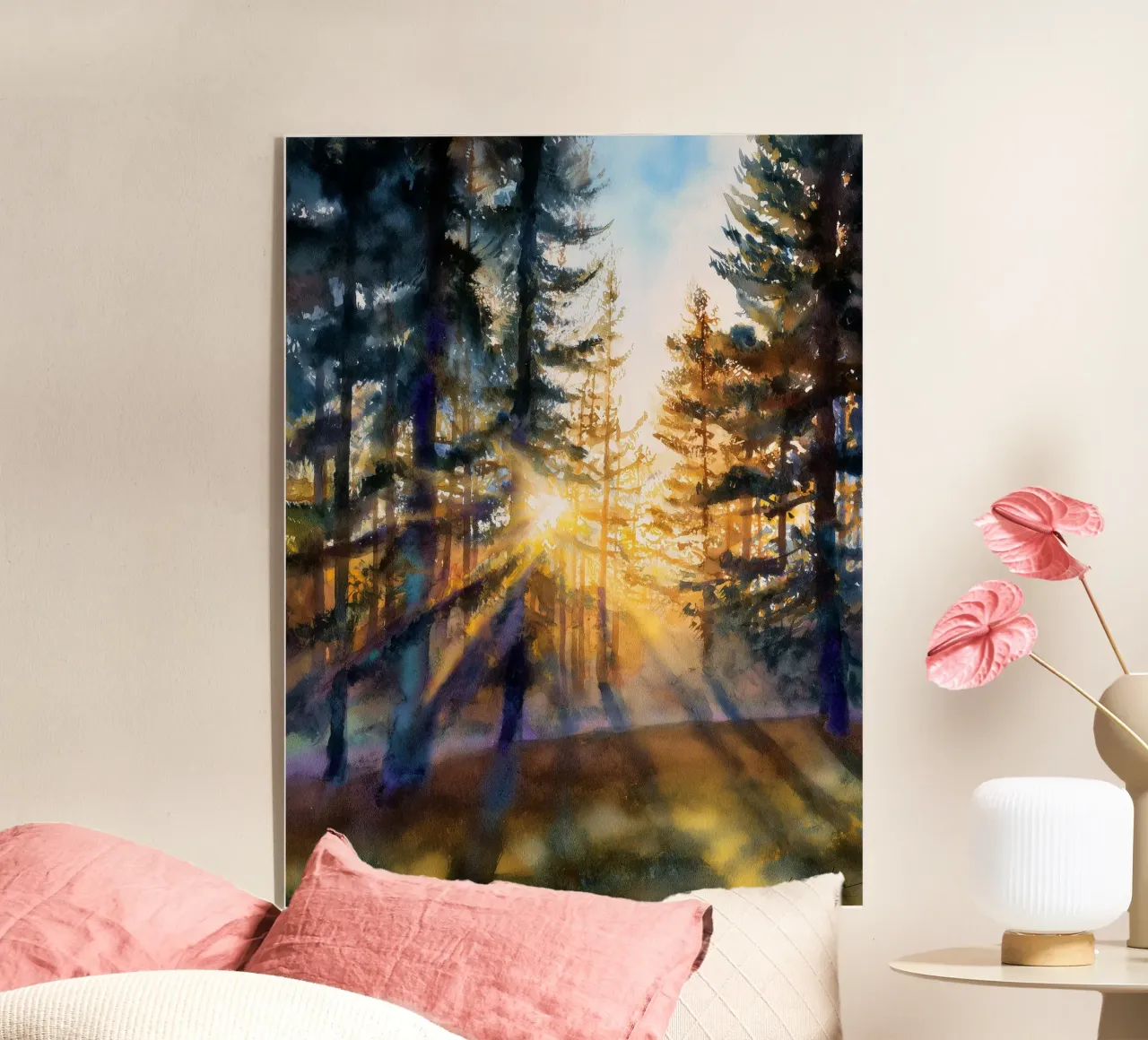 Sunlight, Soft as Memory Acryl-Glas von Louise Wilder Studio