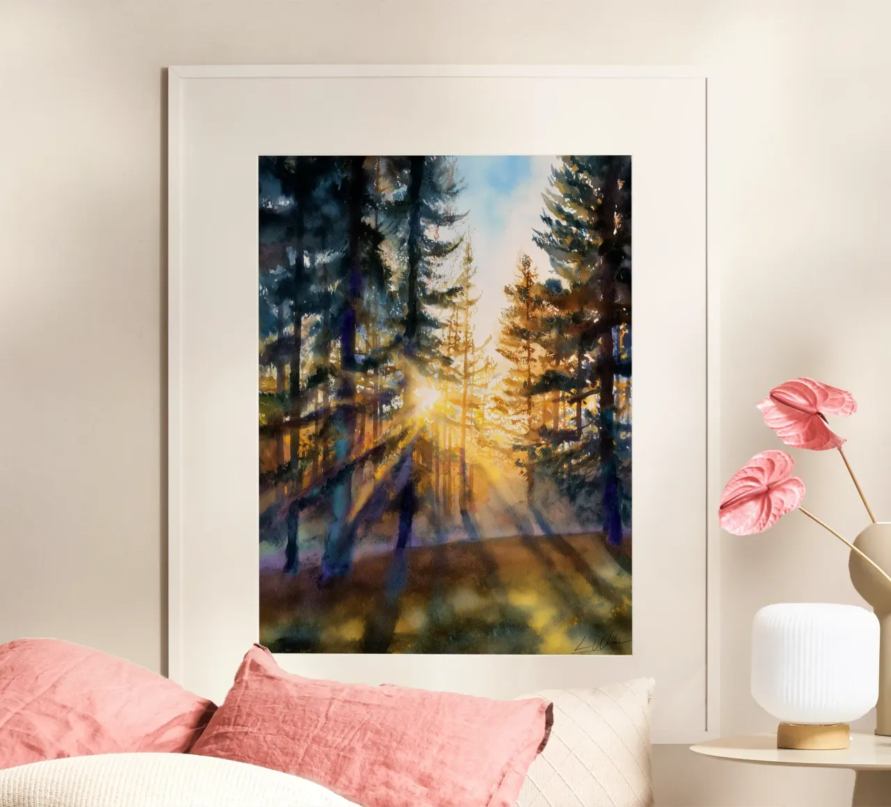 Sunlight, Soft as Memory poster by Louise Wilder Studio