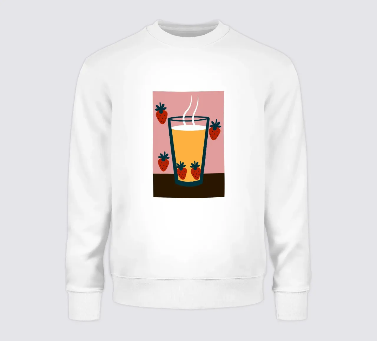 Succo e fragola felpa da TRENDY POSTER SHOP