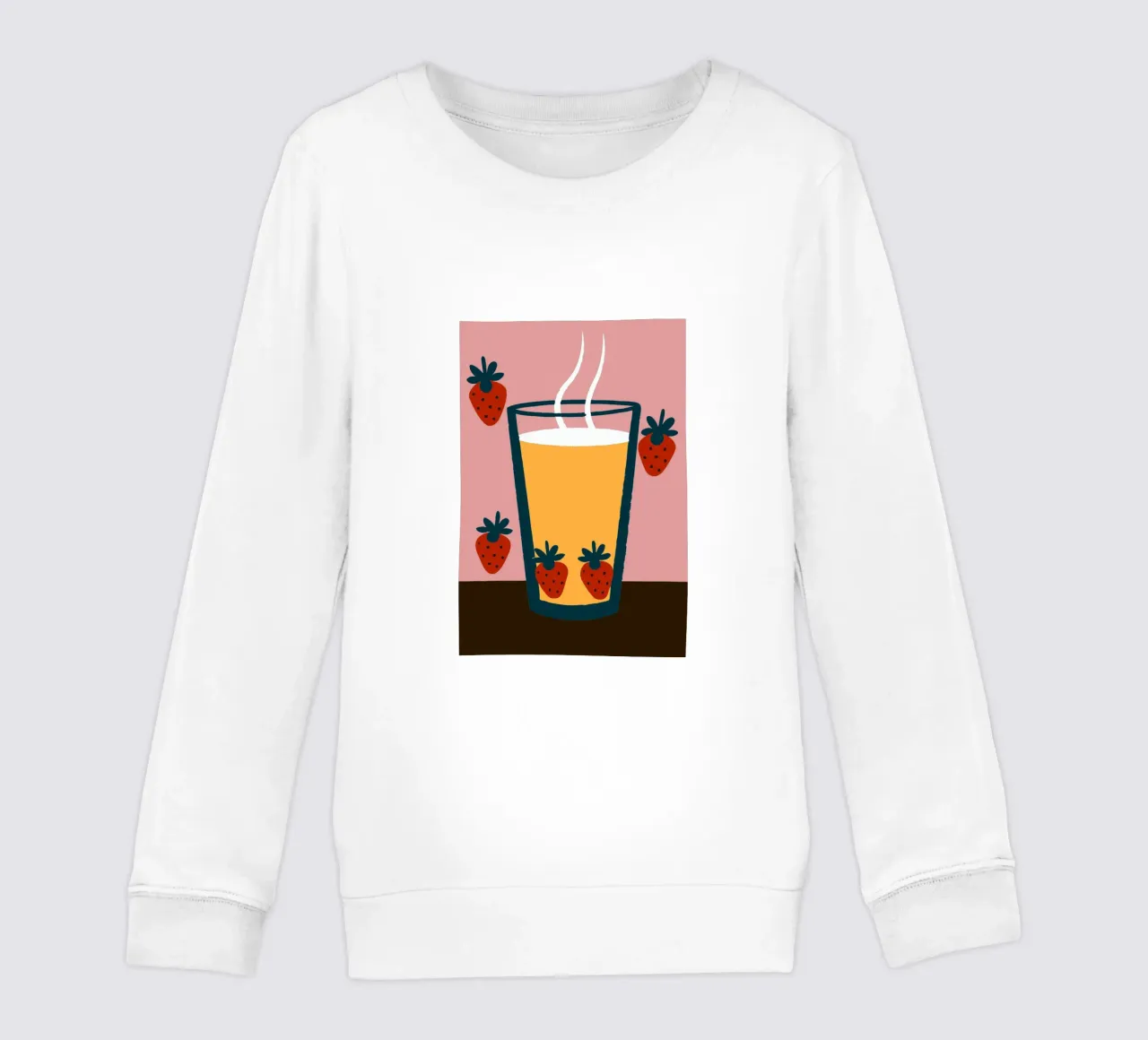 Succo e fragola felpa bambino da TRENDY POSTER SHOP