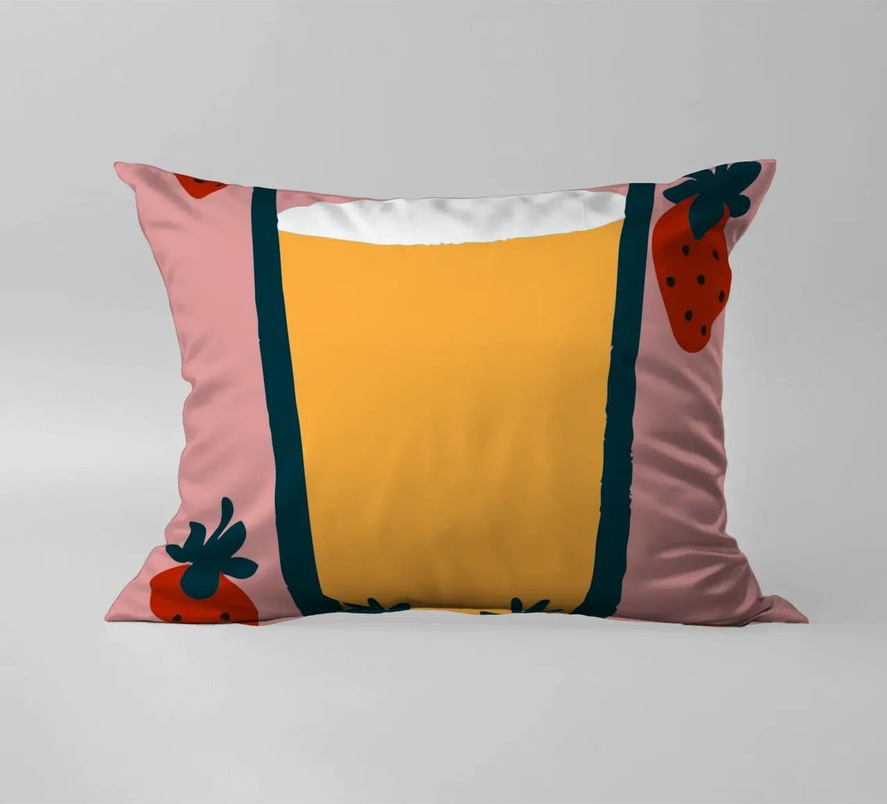 Succo e fragola cuscino da TRENDY POSTER SHOP