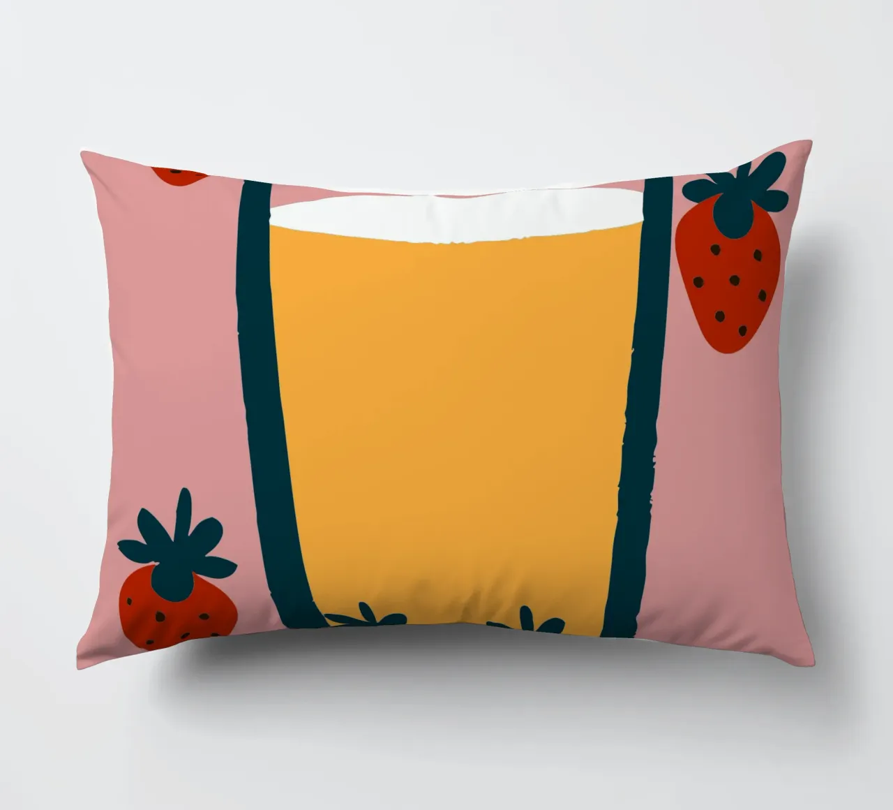 Succo e fragola cuscino da TRENDY POSTER SHOP