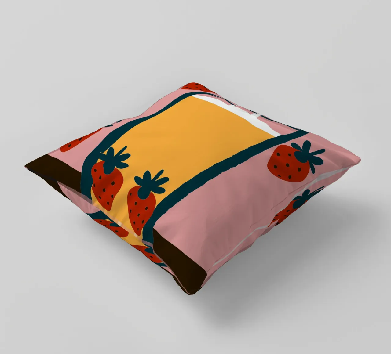 Succo e fragola cuscino da TRENDY POSTER SHOP