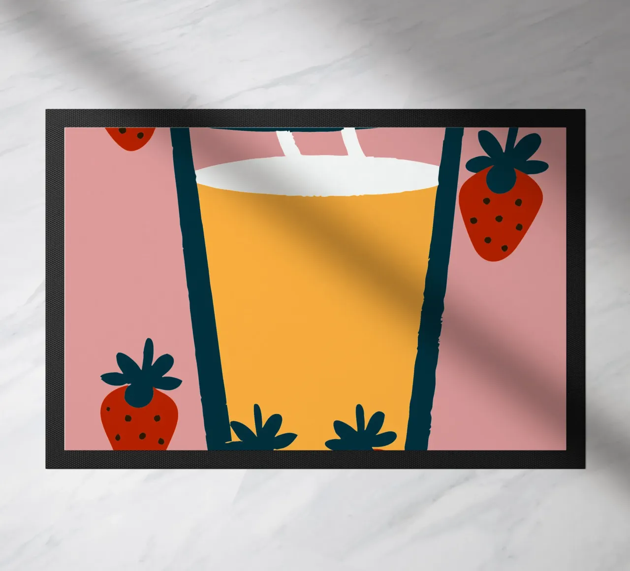 Succo e fragola zerbino da TRENDY POSTER SHOP