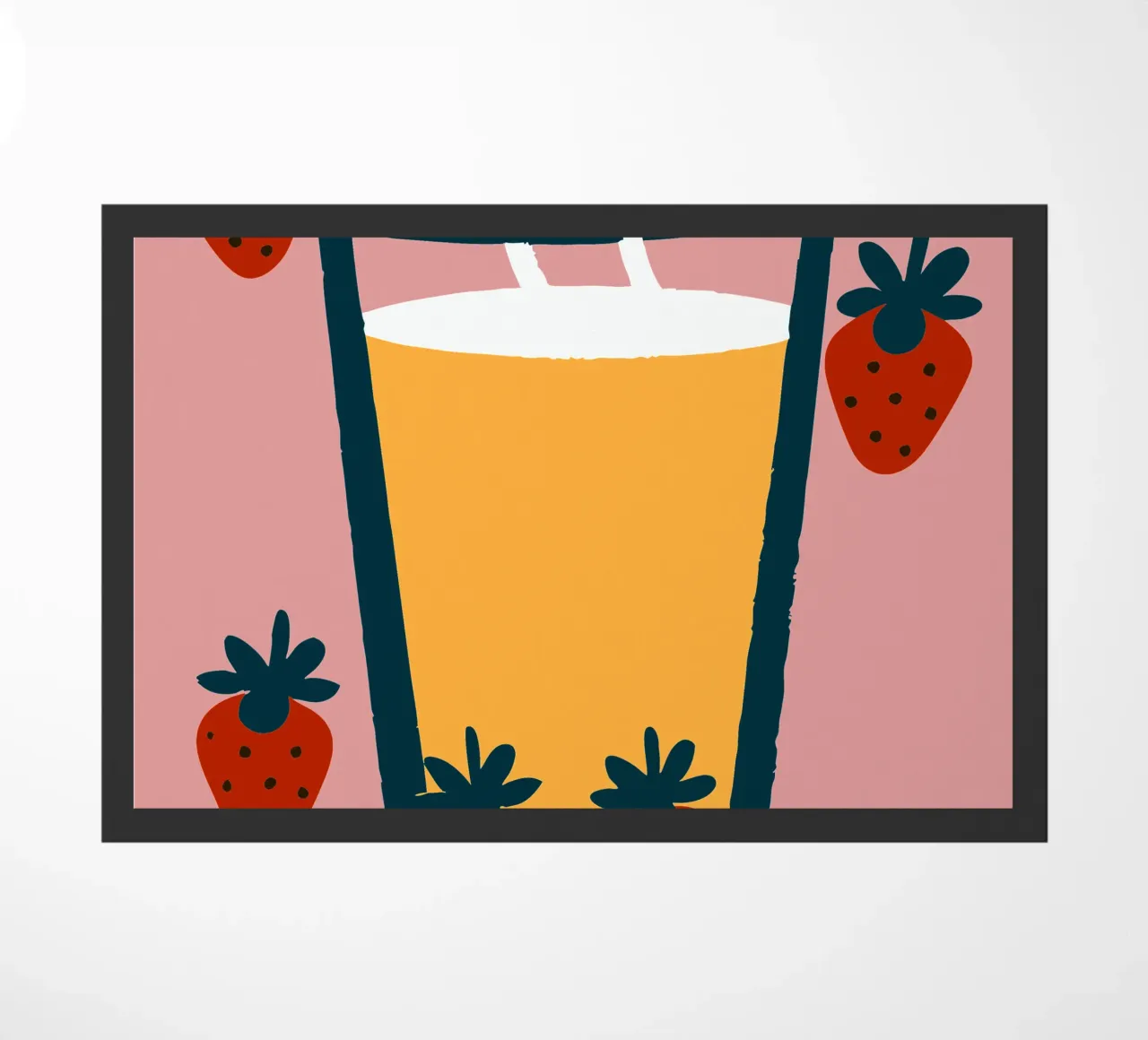 Succo e fragola zerbino da TRENDY POSTER SHOP