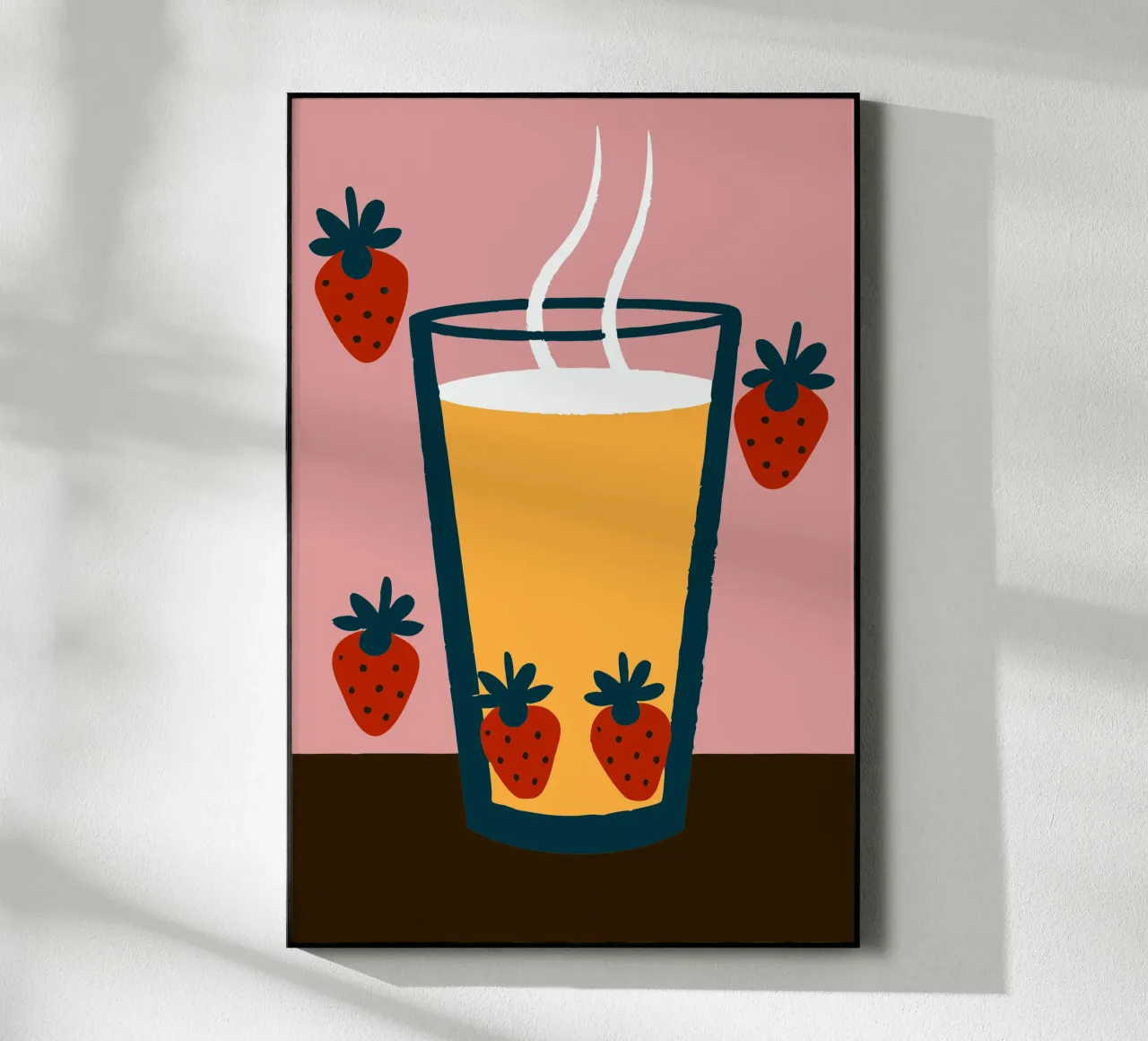Succo e fragola plexiglass da TRENDY POSTER SHOP