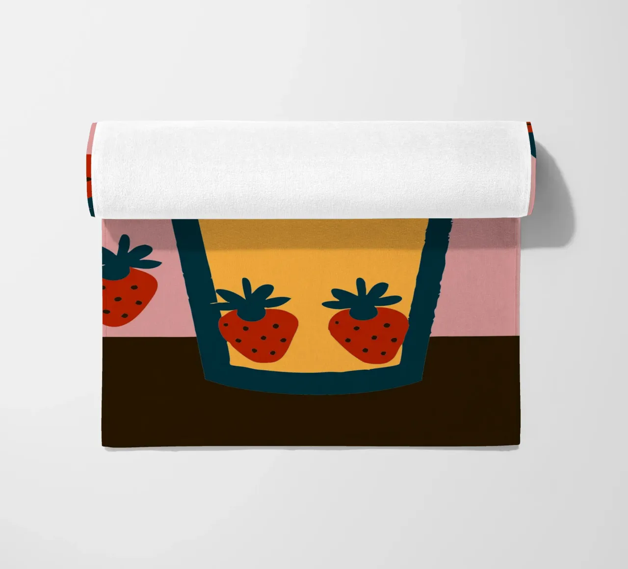 Succo e fragola telo mare da TRENDY POSTER SHOP